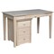 International Concepts 2 drawer File Cabinet with Desk 26 in D X 26 H, 30 W X Hardwood, Unfinished K-OF-51-41 - alternate 3